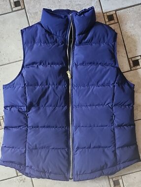 Talbots Midnight Blue Quilted Puffer Vest